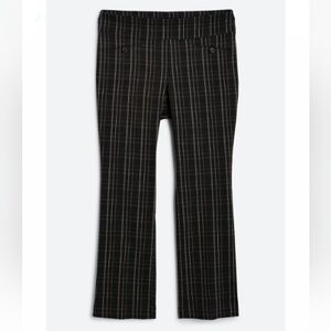 NWOT Violets & Roses Plaid Trouser